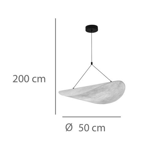 ARTIKEL-NR. 3328 LED-LAMPE KUNSTSEIDE Ø50CM