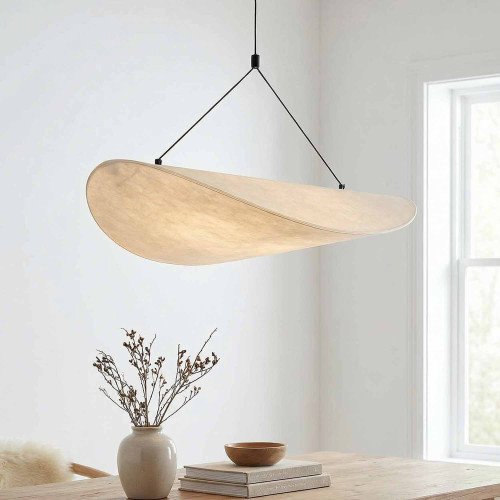 CÓD.3329 LÁMPARA LED SEDA ARTIFICIAL Ø60CM