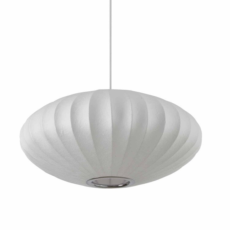 CÓD. 3325 PENDENTE 1L SEDA ARTIFICIAL COM TEXTURA DE FIO Ø40CM