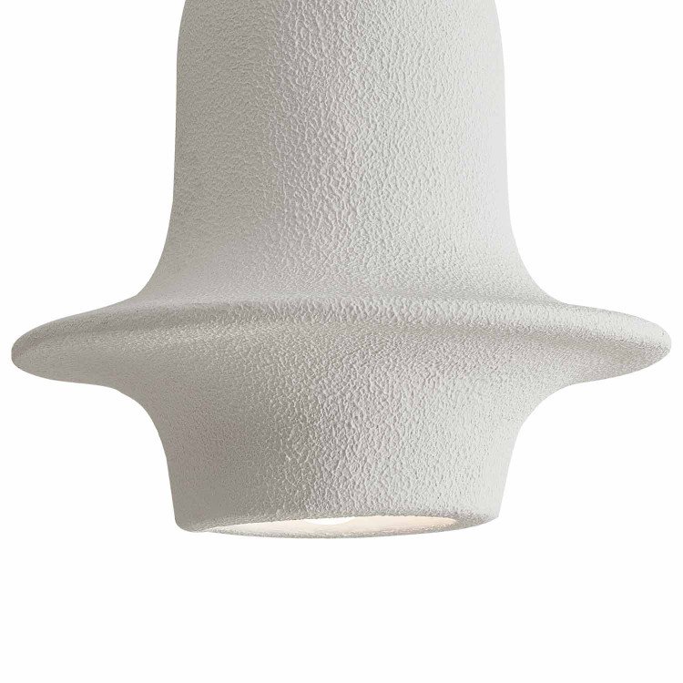 COD. 3332 LAMPADARIO A SOSPENSIONE 1L IMITAZIONE PIETRA Ø35CM