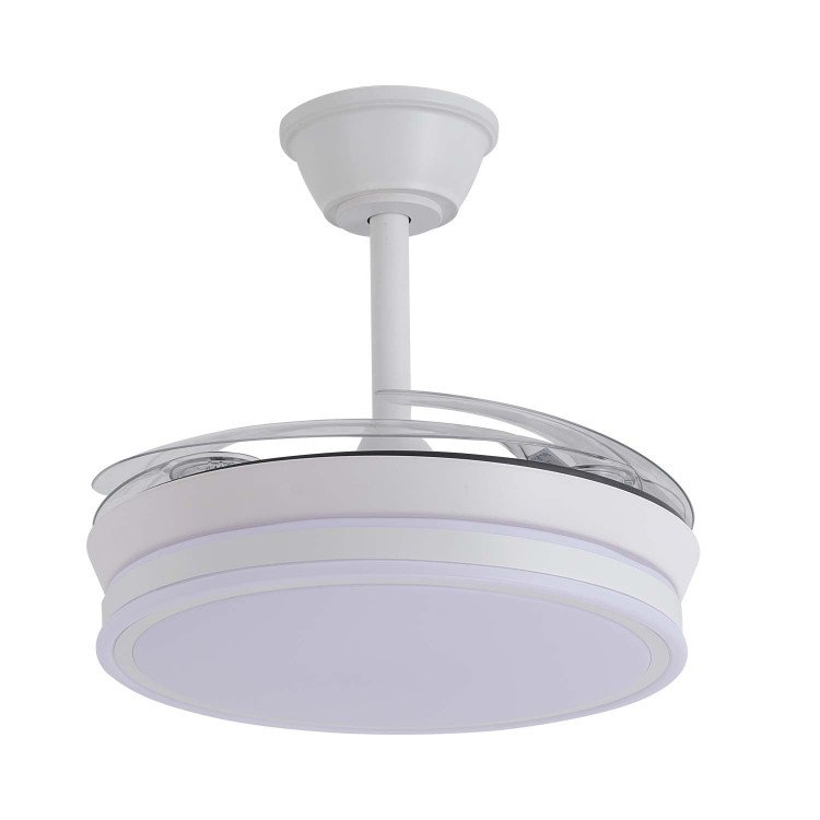 RÉF. 7070 VENTILATEUR DE PLAFOND LED DC BLANC 91,5 CM