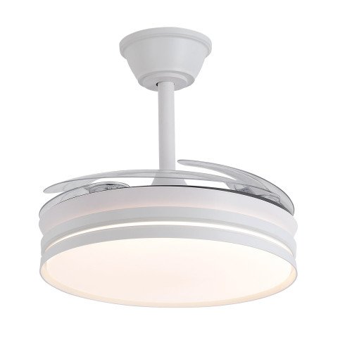 ART.-NR. 7072 LED DC DECKENVENTILATOR WEISS 91,5 CM