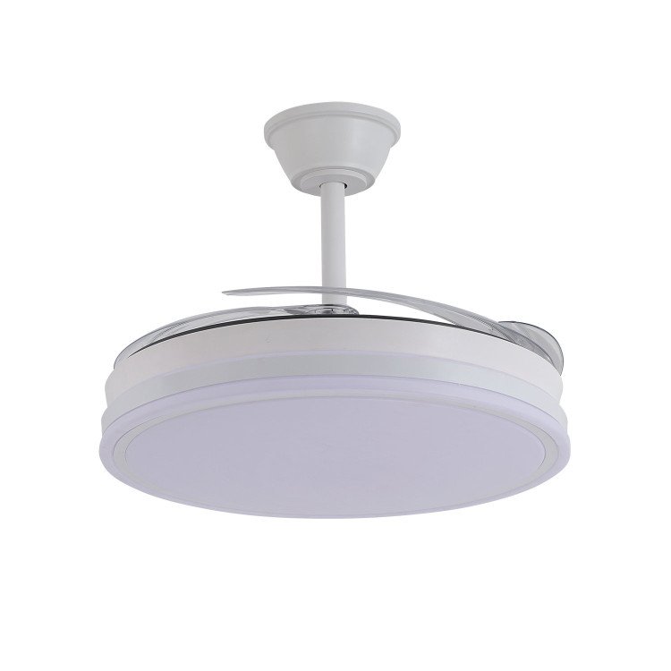 CÓD. 7073 VENTILADOR DE TECHO LED DC BLANCO 106 CM