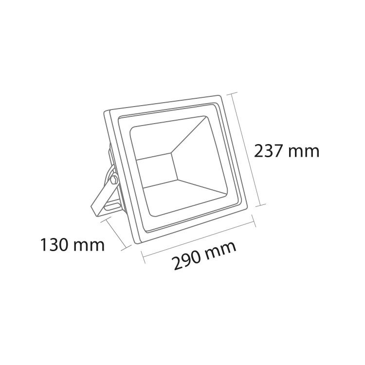 RÉF. 90730 PROJECTEUR LED ALUMINIUM ANTHRACITE 50W