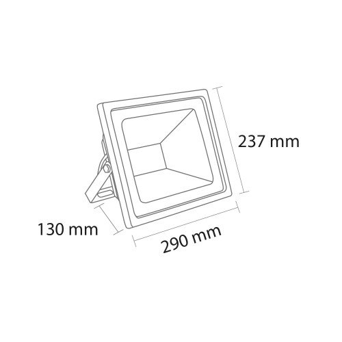 RÉF. 90730 PROJECTEUR LED ALUMINIUM ANTHRACITE 50W