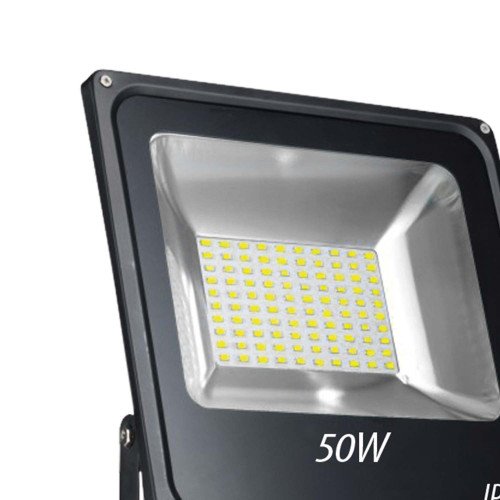 ART.-NR. 42030 LED-FLUTLICHTSTRAHLER ALUMINIUM SCHWARZ 50W