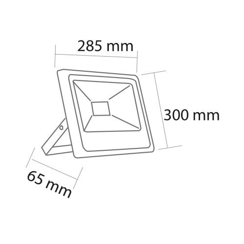 CÓD.42030 PROYECTOR LED ALUMINIO NEGRO 50W