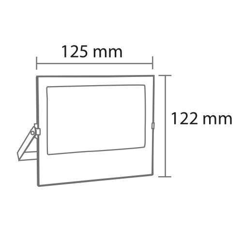 ART.-NR. 41900 LED-FLUTLICHTSTRAHLER ALUMINIUM ANTHRAZIT 10W