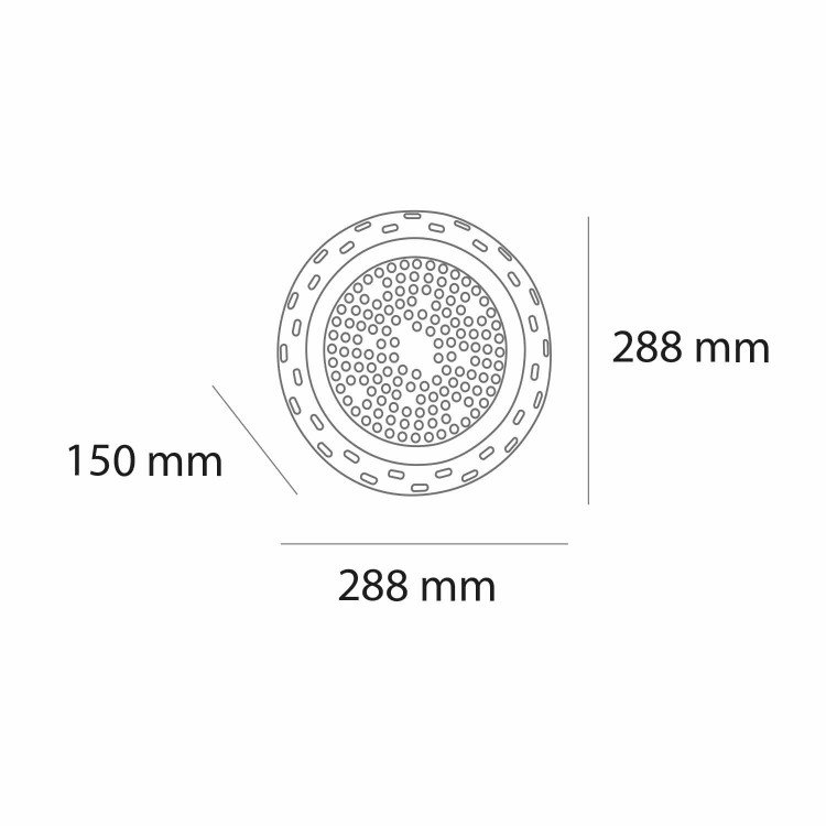 RÉF. 91200 SUSPENSION LED UFO 100W NOIRE