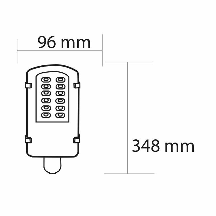 CÓD. 41300 CABEÇA DE LUMINÁRIA PÚBLICA LED 12W