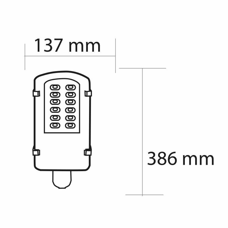 COD. 41310 TESTA PALO ILLUMINAZIONE PUBBLICA LED 24W