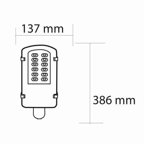 ART.-NR. 41310 LED-STRASSENLEUCHTENKOPF INDUSTRIELL 24W