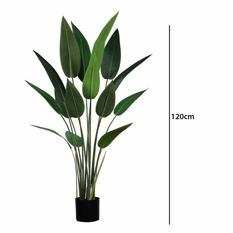ART.-NR. 3342 KÜNSTLICHE DEKOPFLANZE STRELITZIA 120CM