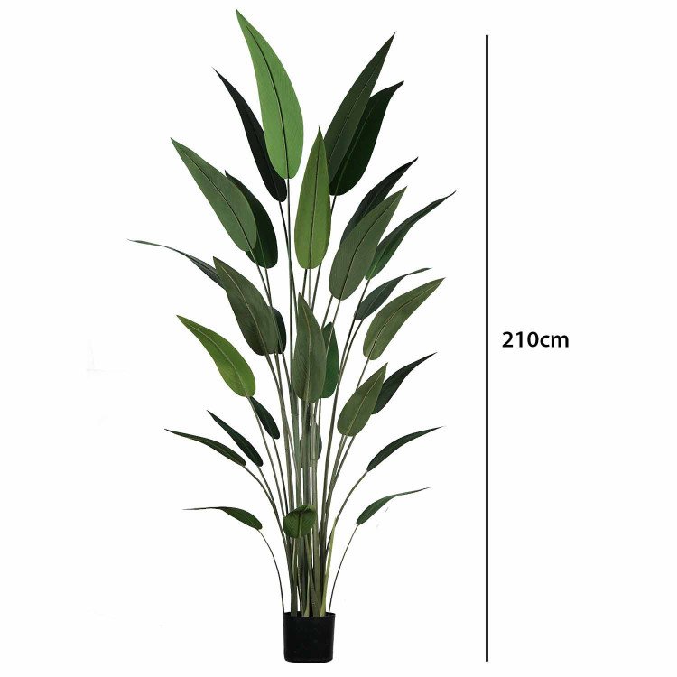 ART.-NR. 3343 KÜNSTLICHE DEKOPFLANZE STRELITZIA 210CM