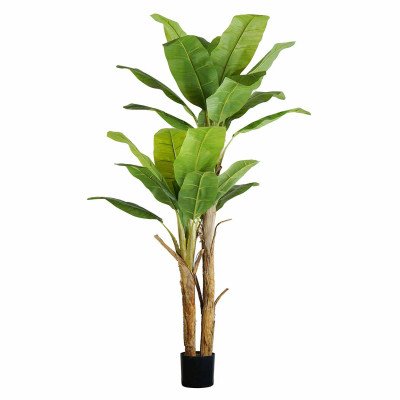 COD. 3356 BANANO ARTIFICIALE DECORATIVO 200CM 2