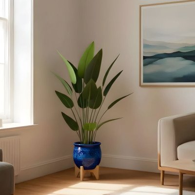 ART.-NR. 3342 KÜNSTLICHE DEKOPFLANZE STRELITZIA 120CM