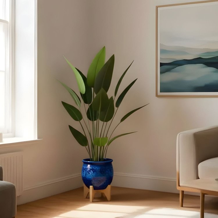 CÓD. 3342 PLANTE ARTIFICIELLE DÉCORATIVE STRELITZIA 120CM