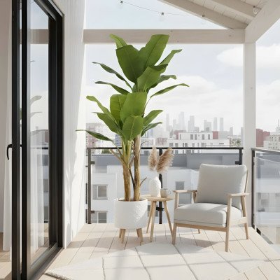 CÓD. 3356 BANANEIRA ARTIFICIAL DECORATIVA 200CM