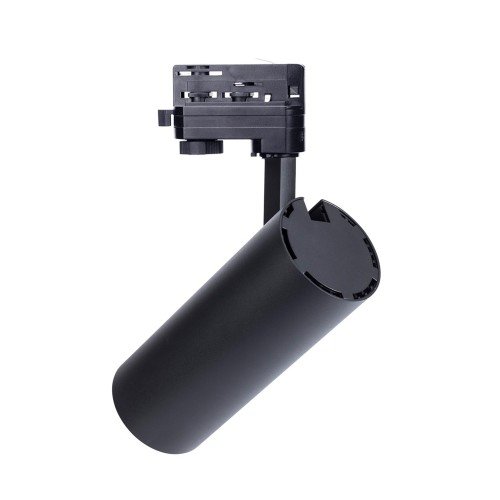 CÔD.61200 PROJECTEUR SUR RAIL TRIPHASÉ LED COB 30W COULEUR NOIRE