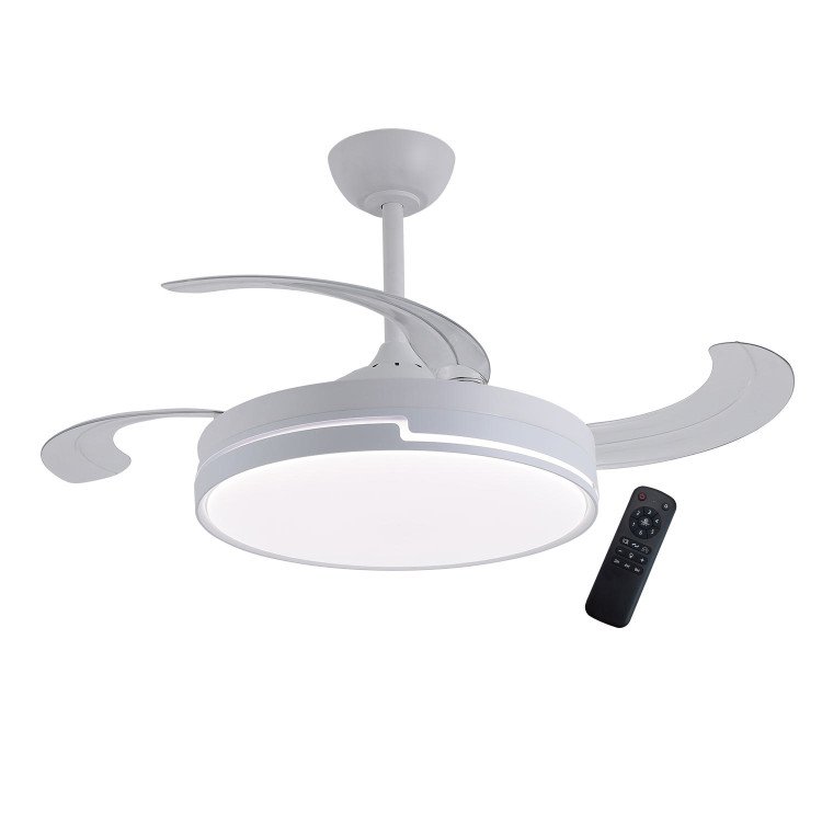 CÓD. 7086 VENTILADOR DE TECHO LED DC BLANCO 106 CM