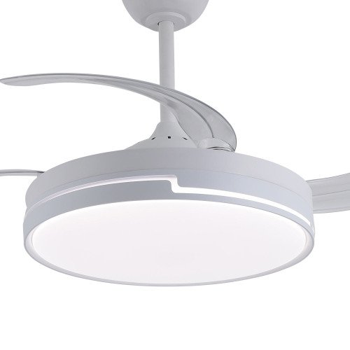 RÉF. 7086 VENTILATEUR DE PLAFOND LED DC BLANC 106 CM