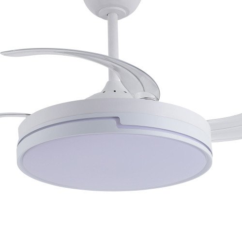 CÓD. 7086 VENTILADOR DE TECHO LED DC BLANCO 106 CM