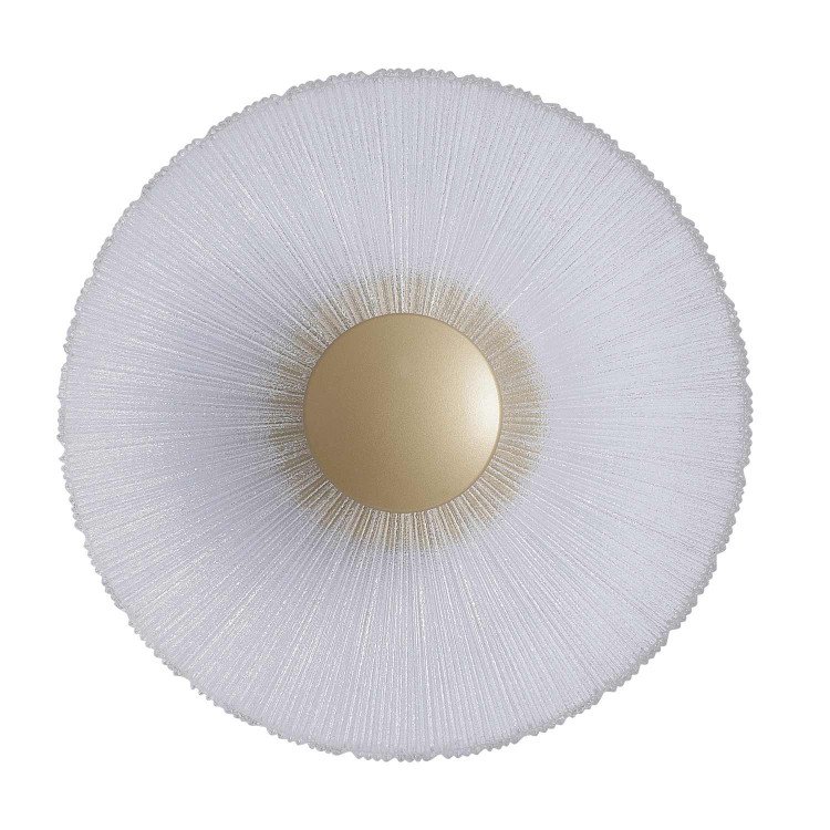 RÉF. 3361 APPLIQUE MURALE LED EN CRISTAL ET ACIER PEINT DORÉ 10W