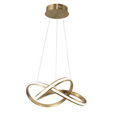 CÓD. 3397 LED-LEUCHTE AUS GOLDENEM STAHL 37W 2
