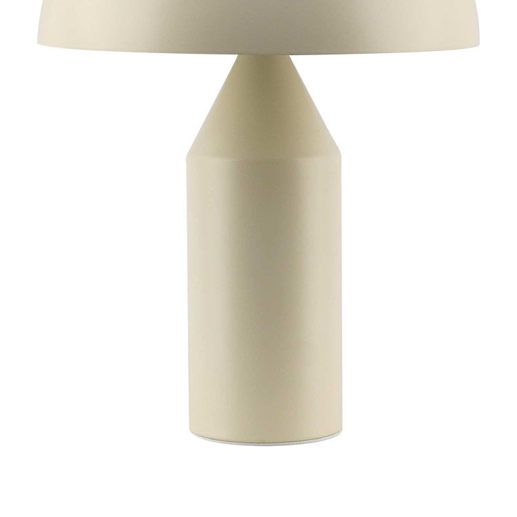CÓD.9062 LAMPE DE TABLE 2L EN ACIER PEINT BEIGE