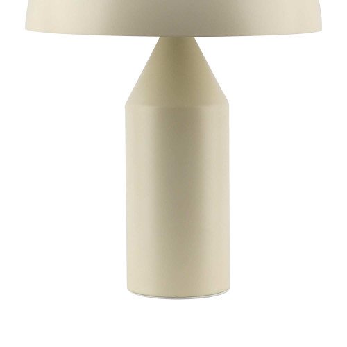CÓD.9062 LAMPE DE TABLE 2L EN ACIER PEINT BEIGE