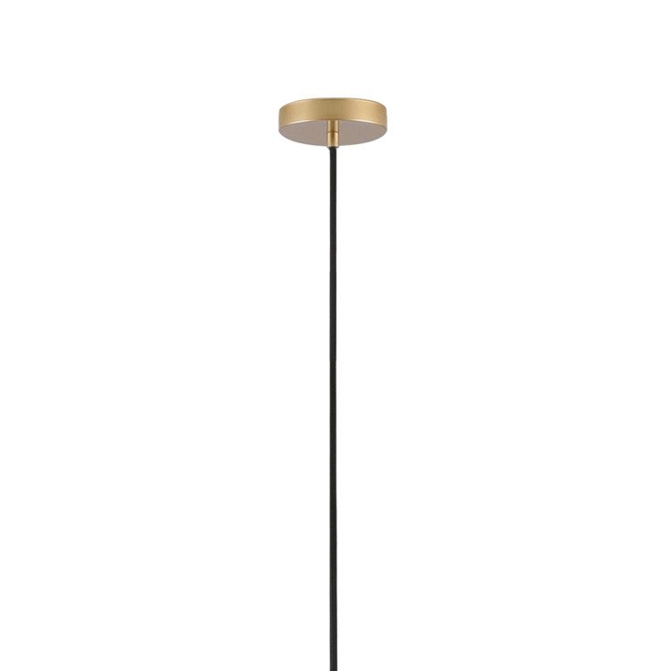 CÓD.9068 CANDEEIRO SUSPENSO 1L EM AÇO PINTADO DOURADO Ø38CM