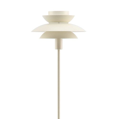 CÓD.9069 CANDEEIRO DE PÉ EM AÇO PINTADO BEGE Ø30 CM