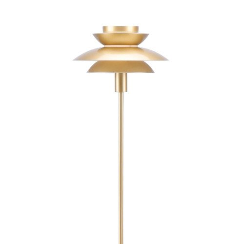 CÓD.9070 LAMPADAIRE EN ACIER PEINT DORÉ Ø30 CM