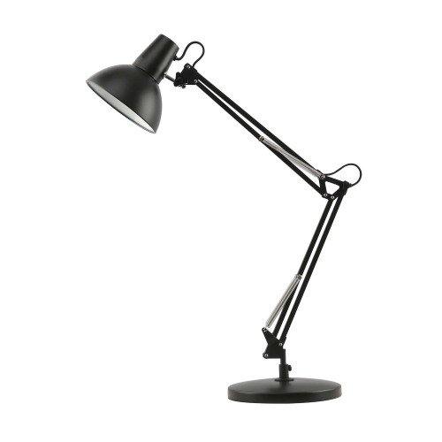 CÓD.9073 LÁMPARA MULTIFUNCIÓN DE MESA-PARED-PINZA ACERO PINTADO NEGRO