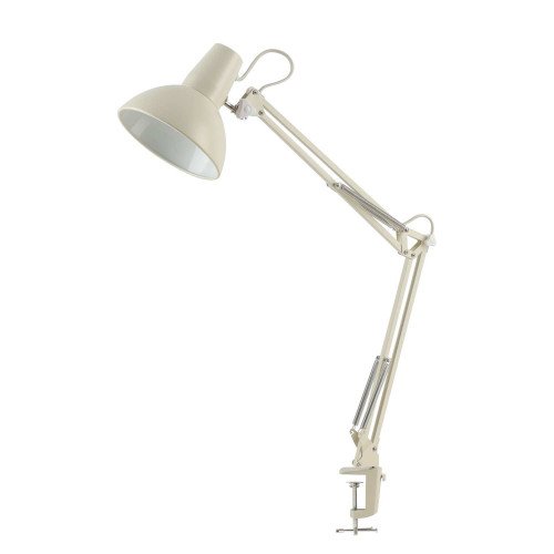CÓD.9074 CANDEEIRO MULTIFUNÇÕES MESA-PAREDE-PINÇA EM AÇO PINTADO BRANCO
