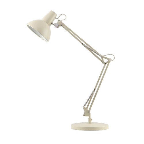 CÓD.9074 CANDEEIRO MULTIFUNÇÕES MESA-PAREDE-PINÇA EM AÇO PINTADO BRANCO