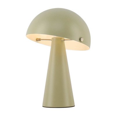 CÓD.9077 LAMPE DE TABLE EN ACIER PEINT VERT MAT 2