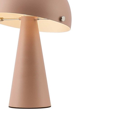 CÓD.9078 LAMPE DE TABLE EN ACIER PEINT ROSE MAT