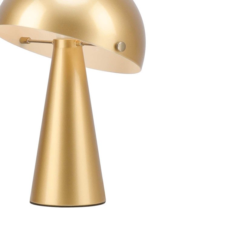 CÓD.9079 LAMPE DE TABLE EN ACIER PEINT DORÉ
