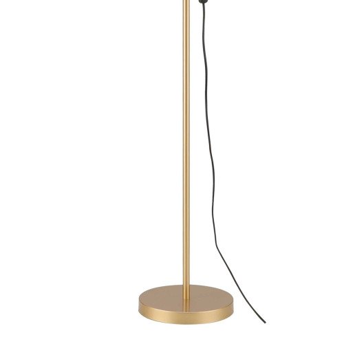 CÓD.9085 CANDEEIRO DE PÉ EM AÇO PINTADO DOURADO