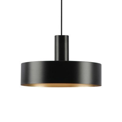 CÓD.9086 SUSPENSION 1L EN ACIER PEINT NOIR 2