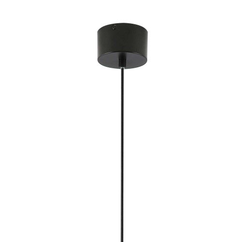 CÓD.9086 CANDEEIRO SUSPENSO 1L EM AÇO PINTADO PRETO