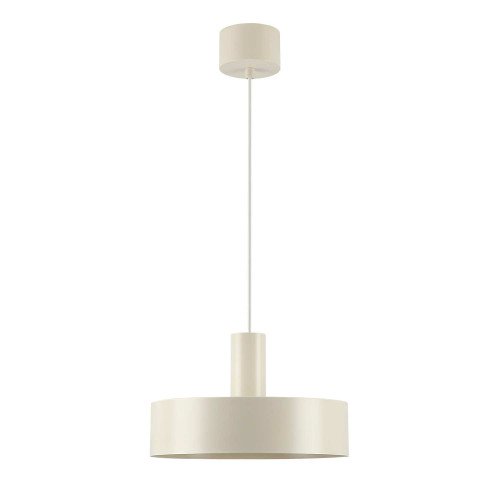 CÓD.9087 PENDELLEUCHTE 1L AUS BEIGE LACKIERTEM STAHL