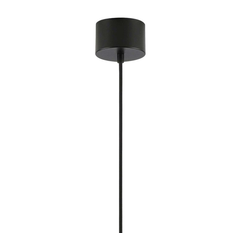 CÓD.9088 PENDELLEUCHTE 1L AUS GOLD UND SCHWARZ LACKIERTEM STAHL