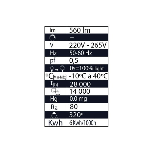 BOMBILLA DECORATIVA  LED 8246