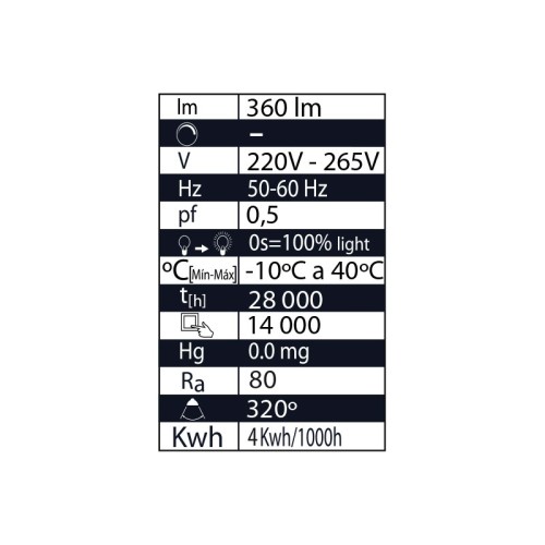 BOMBILLA DECORATIVA  LED 8247