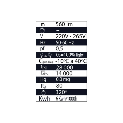 BOMBILLA DECORATIVA  LED 8249