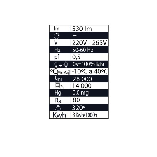 BOMBILLA DECORATIVA LED 8324