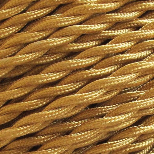 CABLE RIZADO DORADO 8417