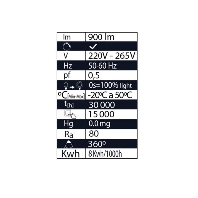 BOMBILLA DECORATIVA LED 8637 2